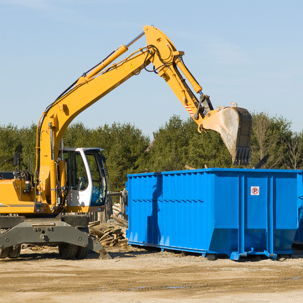 can i choose the location where the residential dumpster will be placed in Mears